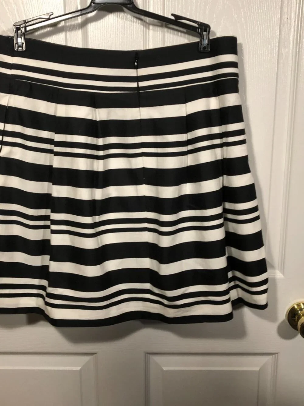 Loft black and white striped skirt, black/white, 12 - Picture 7 of 12